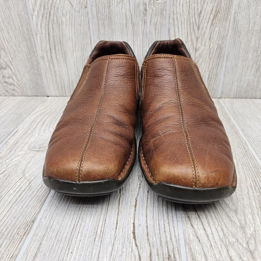 Cole Haan Shoes Mens Size‎ 9 Medium Brown Leather Slip On Loafers Comfort Casual